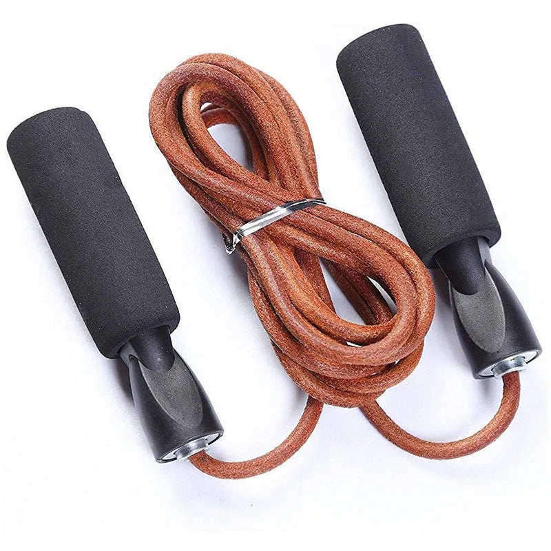 Adjustable Leather Jump Rope