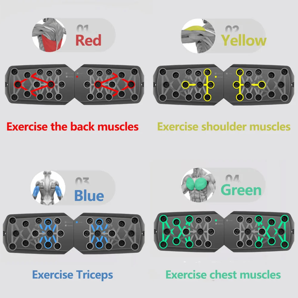 Multifunctional Push-Up Board - Complete Training System