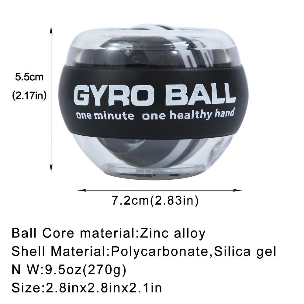 Wrist Gyro Ball Power Trainer - Forearm Strengthener