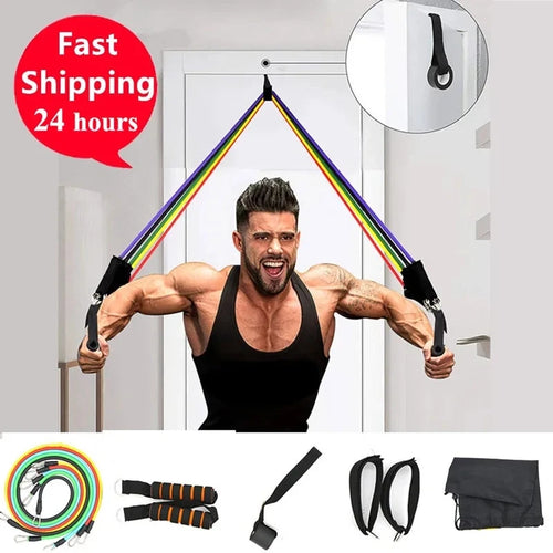11-Piece Resistance Bands Set