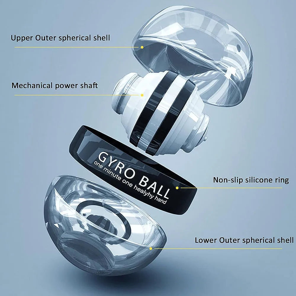 Wrist Gyro Ball Power Trainer - Forearm Strengthener