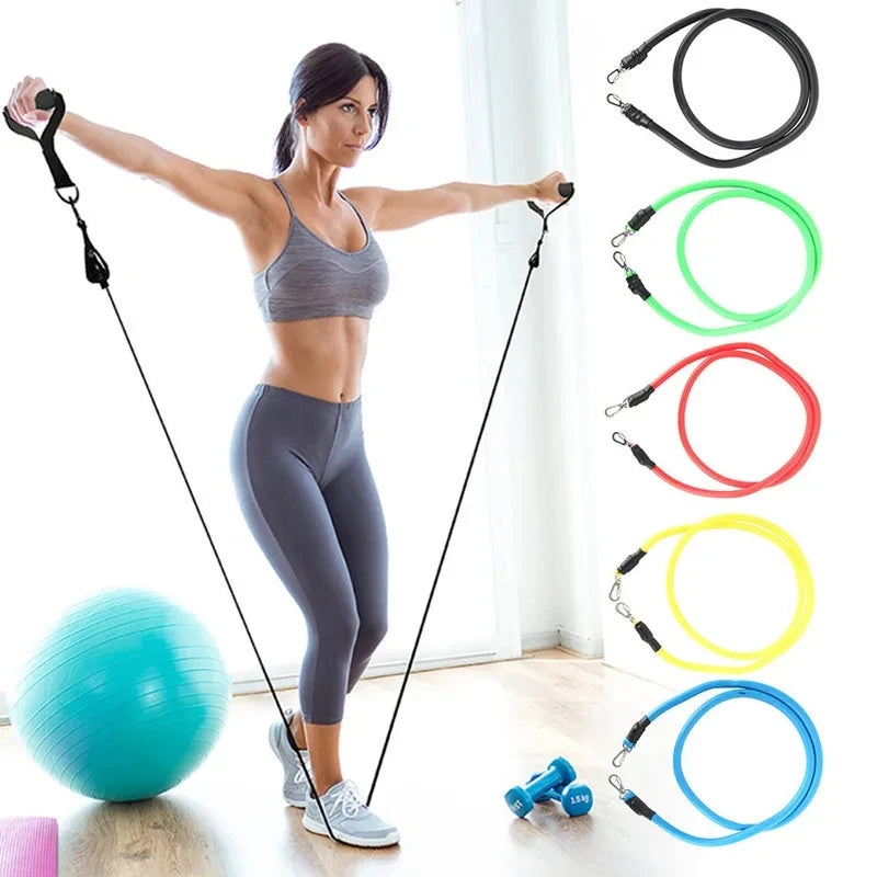 11-Piece Resistance Bands Set