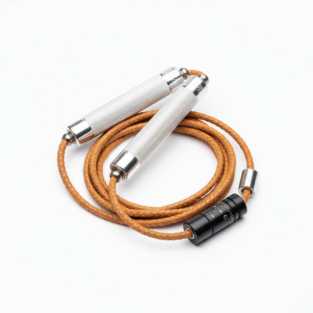 Adjustable Leather Jump Rope
