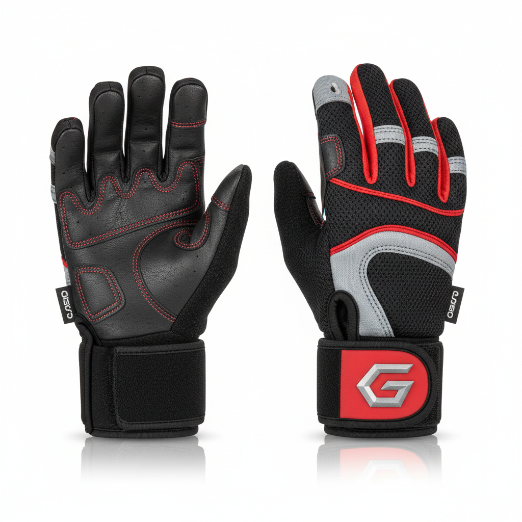 Gym Gloves with Wrist Support